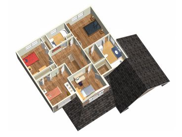 2nd Floor Plan, 072H-0126
