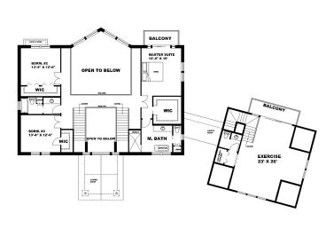 2nd Floor Plan, 012H-0270