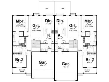 1st Floor Plan, 050M-0026