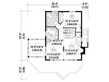 1st Floor Plan, 072H-0016