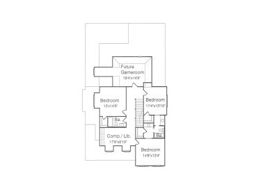 2nd Floor Plan, 017H-0018