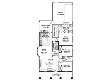 Floor Plan, 001H-0132