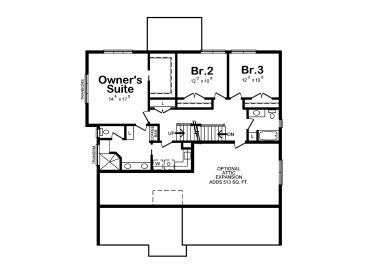2nd Floor Plan, 031H-0290