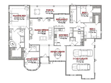 Floor Plan, 073H-0061