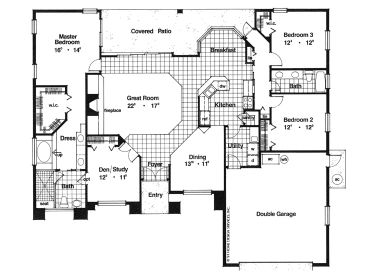 Floor Plan, 043H-0094