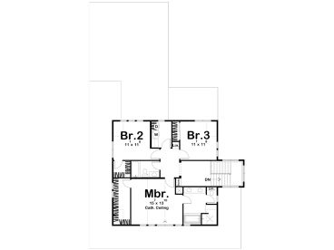 2nd Floor Plan, 050H-0405