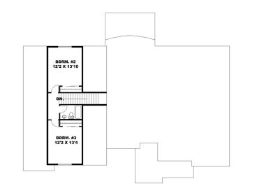 2nd Floor Plan, 012H-0244