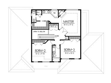 2nd Floor Plan, 026H-0065