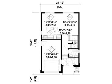 1st Floor Plan, 072H-0157