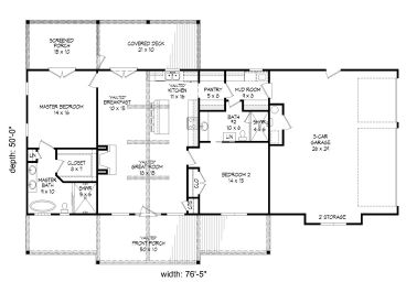 Floor Plan, 062H-0244