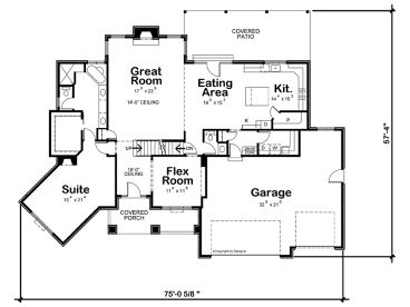 1st Floor Plan, 031H-0521