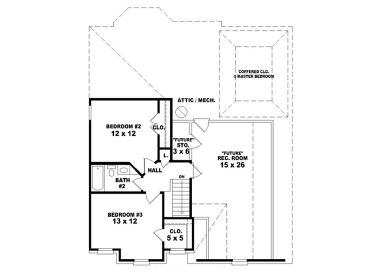 2nd Floor Plan, 006H-0021
