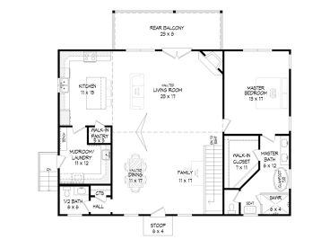 Floor Plan, 062H-0341