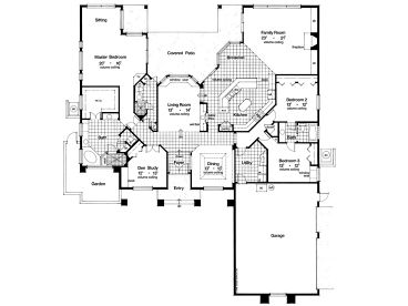 Floor Plan, 043H-0180