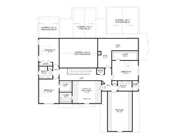 2nd Floor Plan, 062H-0243