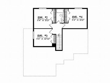 2nd Floor Plan, 020H-0007
