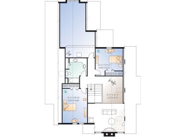 2nd Floor Plan, 027H-0128