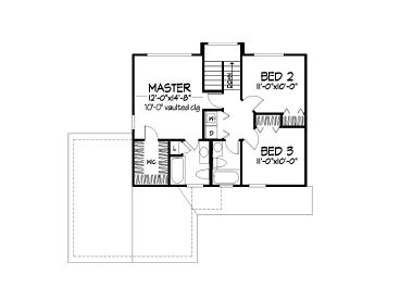 2nd Floor Plan, 022H-0086
