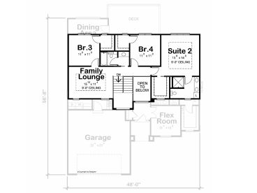 2nd Floor Plan, 031H-0511