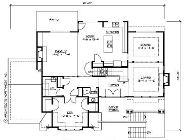 1st Floor Plan, 035H-0058