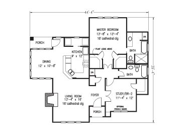 Floor Plan, 054H-0031