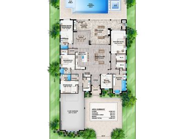Floor Plan, 069H-0087