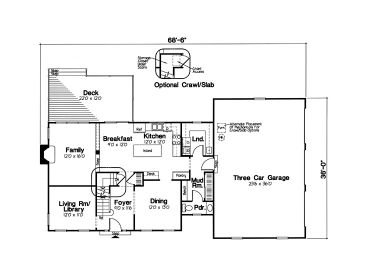 1st Floor Plan, 047H-0043