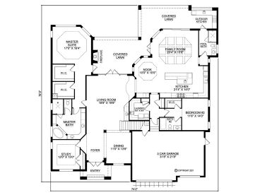 1st Floor Plan, 069H-0083