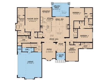 1st Floor Plan, 074H-0045