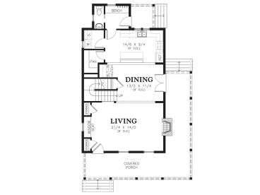 1st Floor Plan, 034H-0416