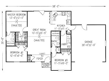 Floor Plan, 044H-0001