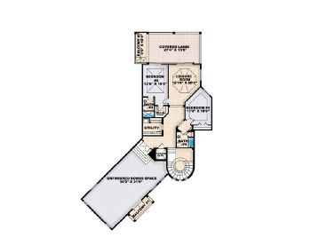 2nd Floor Plan, 040H-0035