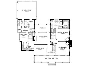 1st Floor Plan, 063H-0148