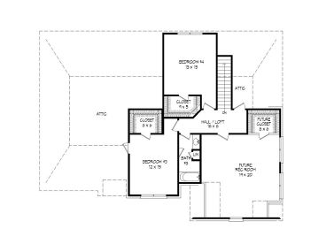 2nd Floor Plan, 062H-0049