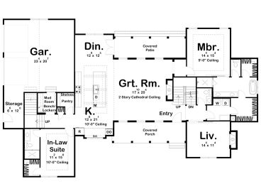 1st Floor Plan, 050H-0441