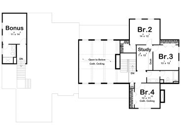2nd Floor Plan, 050H-0441