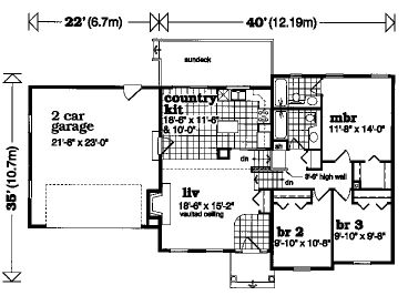 Floor Plan, 032H-0068