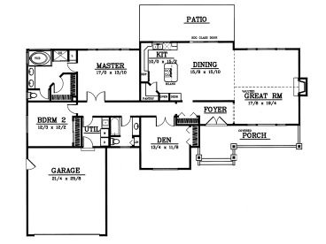 Floor Plan, 026H-0054