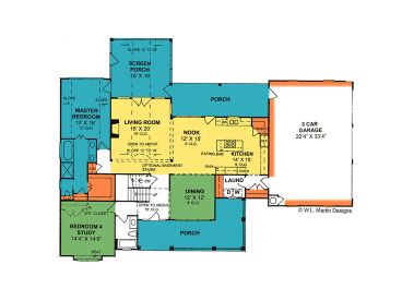 1st Floor Plan, 059H-0066