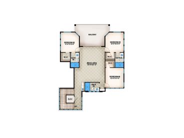 2nd Floor Plan, 069H-0009
