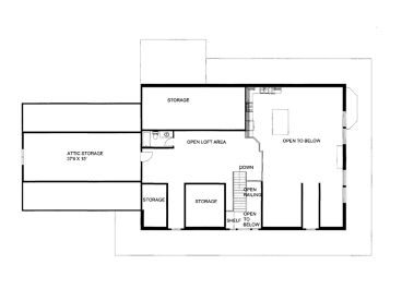 2nd Floor Plan, 012H-0076