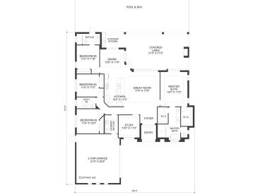 Floor Plan, 069H-0086