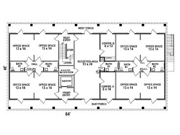 1st Floor Plan, 006C-0059