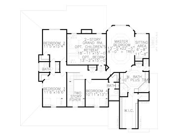 2nd Floor Plan, 084H-0005