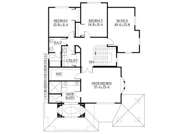 2nd Floor Plan, 035H-0022