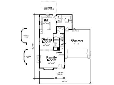 1st Floor Plan, 031H-0370
