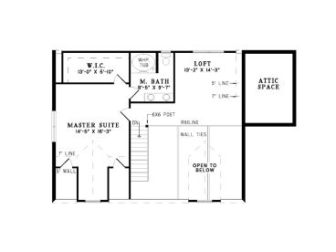 2nd Floor Plan, 025L-0021