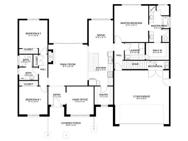 1st Floor Plan, 065H-0081