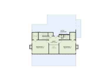 2nd Floor Plan, 025H-0270
