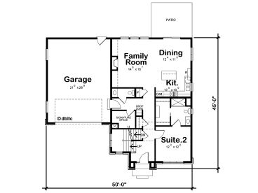 1st Floor Plan, 031H-0292